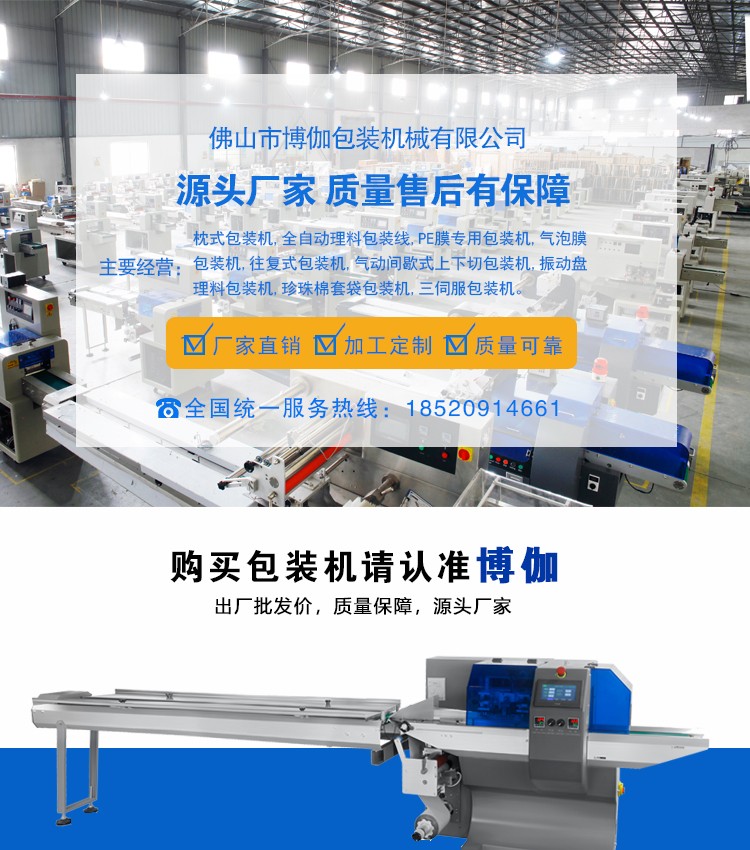 BG1000-350XDAN新下走膜枕式包装机